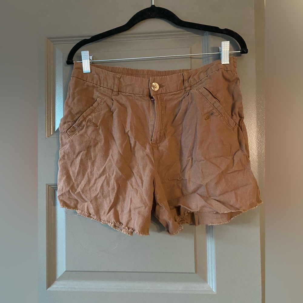Cato Linen Blend Shorts - M